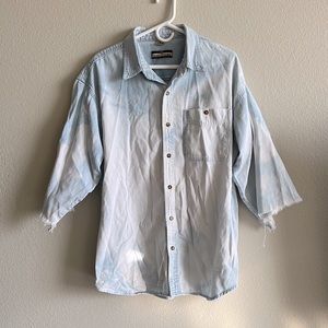 Norman Todd acid wash shirt